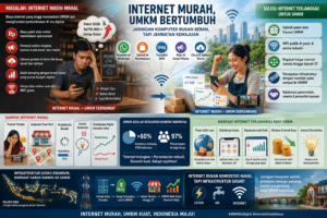 Biaya Internet Mahal Menghambat Pertumbuhan UMKM Yang Bergantung Pada Jaringan Komputer